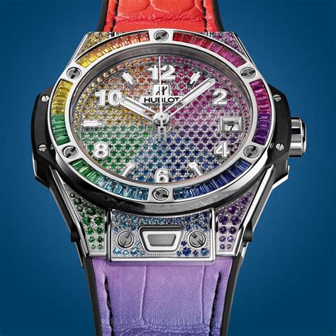 jam hublot rainbow|Hublot big bang chrono.